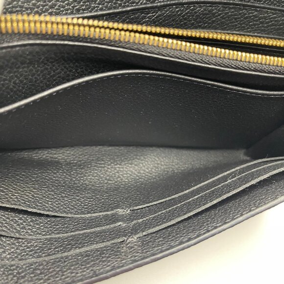 LOUIS VUITTON RFID Bicolor Monogram Empreinte Leather Sarah Wallet - Preowned - Picture 11 of 16